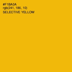 #F1BA0A - Selective Yellow Color Image